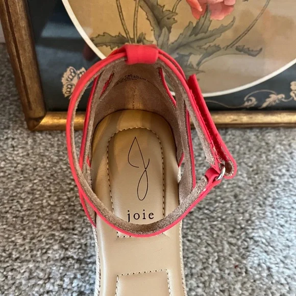 Joie "Sloan" Espadrille Ankle Strap Wedgie Shoes NWOT Size 7M - Picture 7 of 7